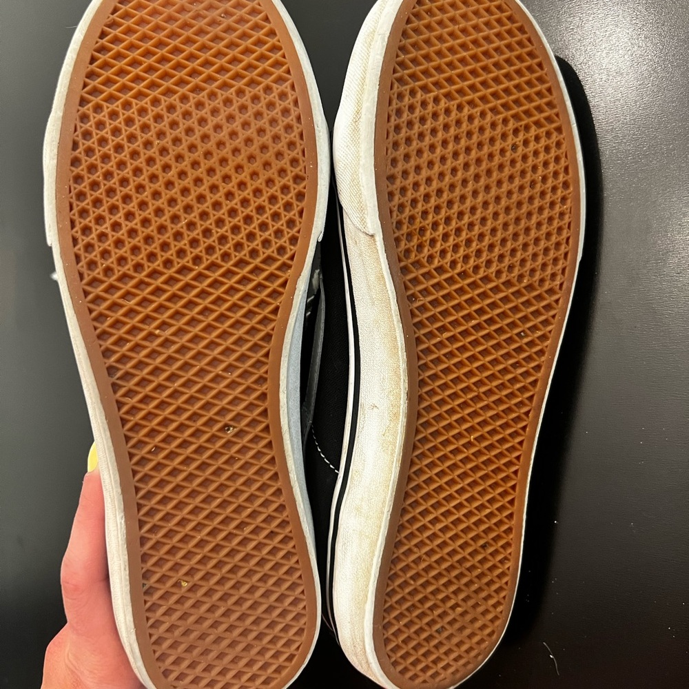 Vans Black and White Classic Sneakers - Picture 5 of 7